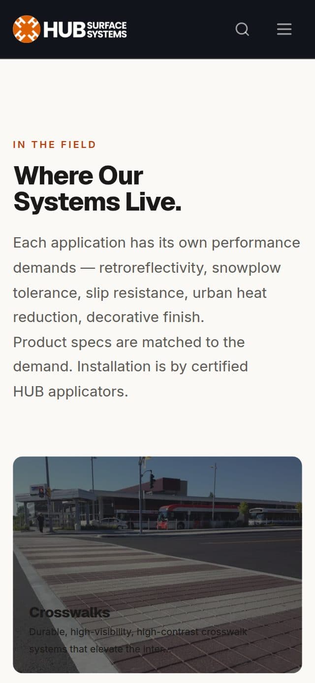 hubss.com applications on a phone